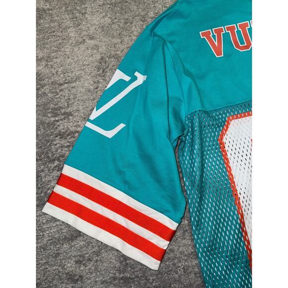 Louis Vuitton SS22 Hockey Jersey Tee Menthe Mint Green Logo T-Shirt Large L - Picture 14 of 16